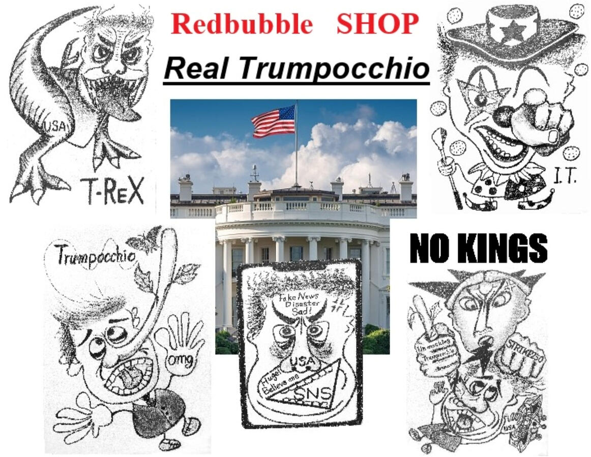 Redbubble SHOP Real Trumpocchio